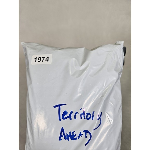 Vtg Territory Ahead 90's Leather Gilet Vest Mens Medium Brown Lining Western - Picture 10 of 10